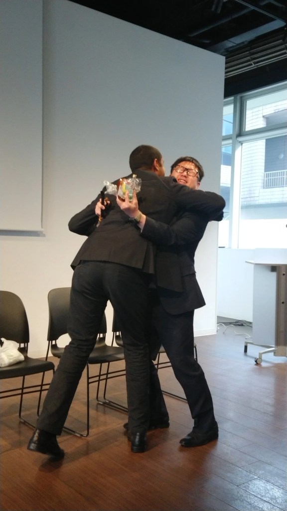 Closing ceremony photo confirming successful solo consecutive interpretation support over three weeks for the UNDP sustainable development project.